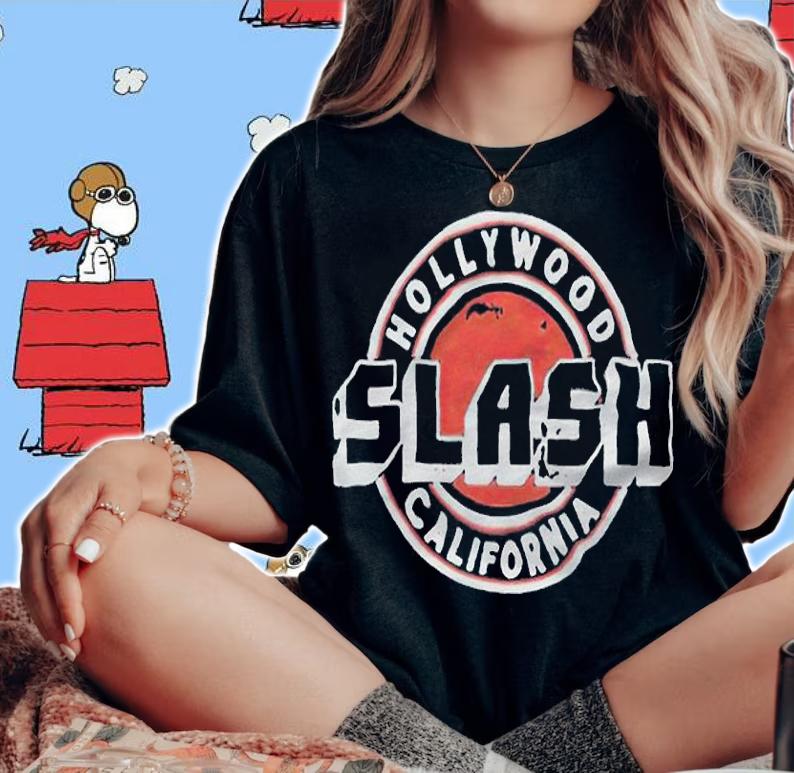 Slash Hollywood California t-shirt woman shirt