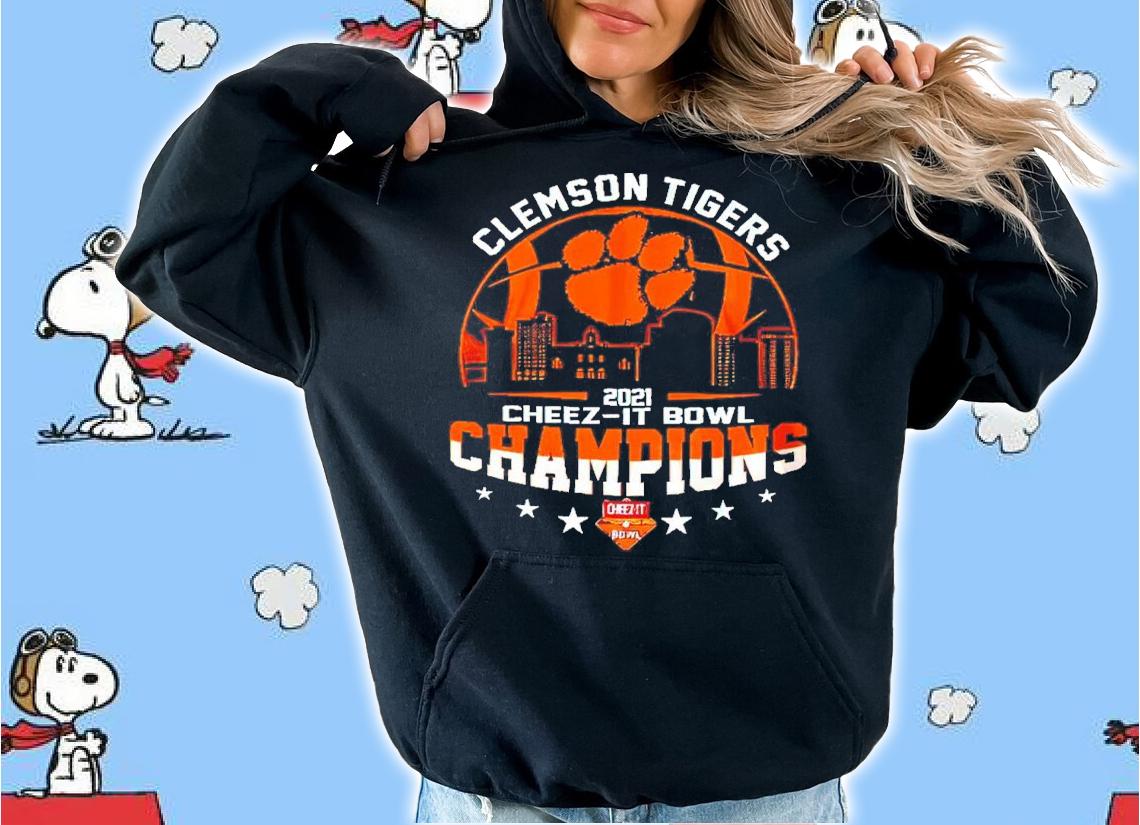 Clemson Tigers 2021 Cheez-It Bowl Champions NCAA Football Two Sided shirt