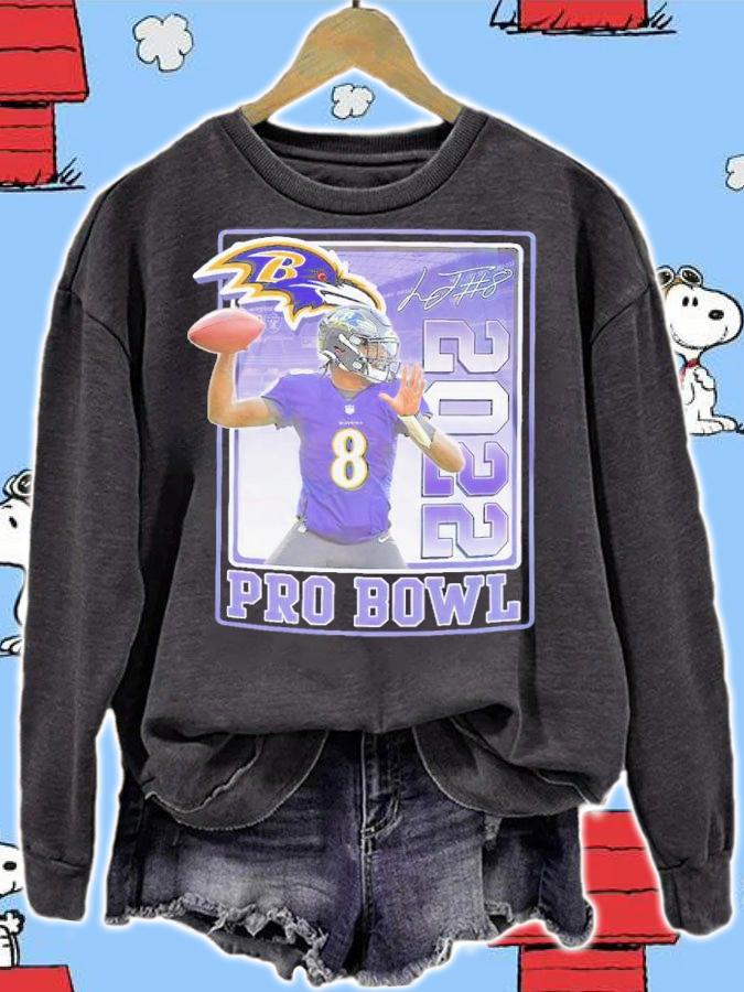 Lamar Jackson 2022 Pro Bowl Baltimore Ravens NFL Shirt sweatshirt