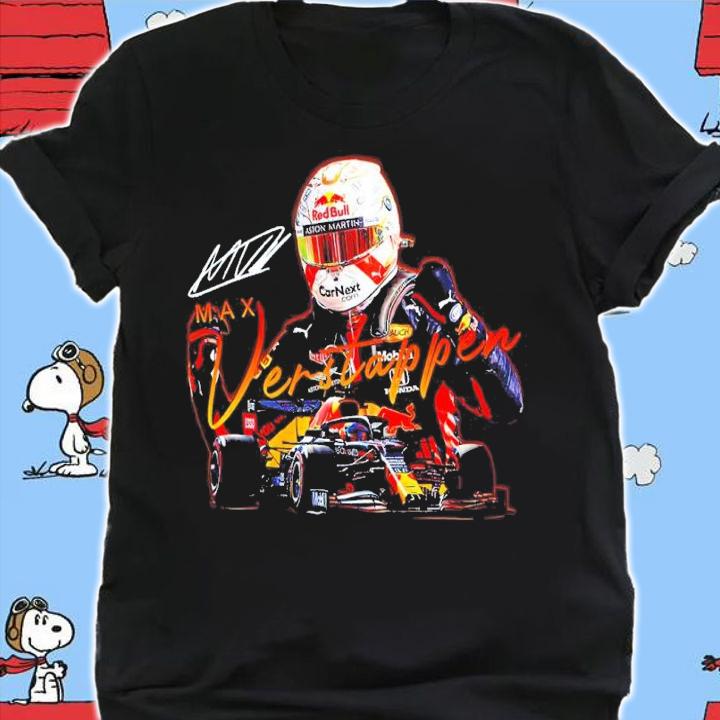 Max Verstappen racing signature shirt shirt