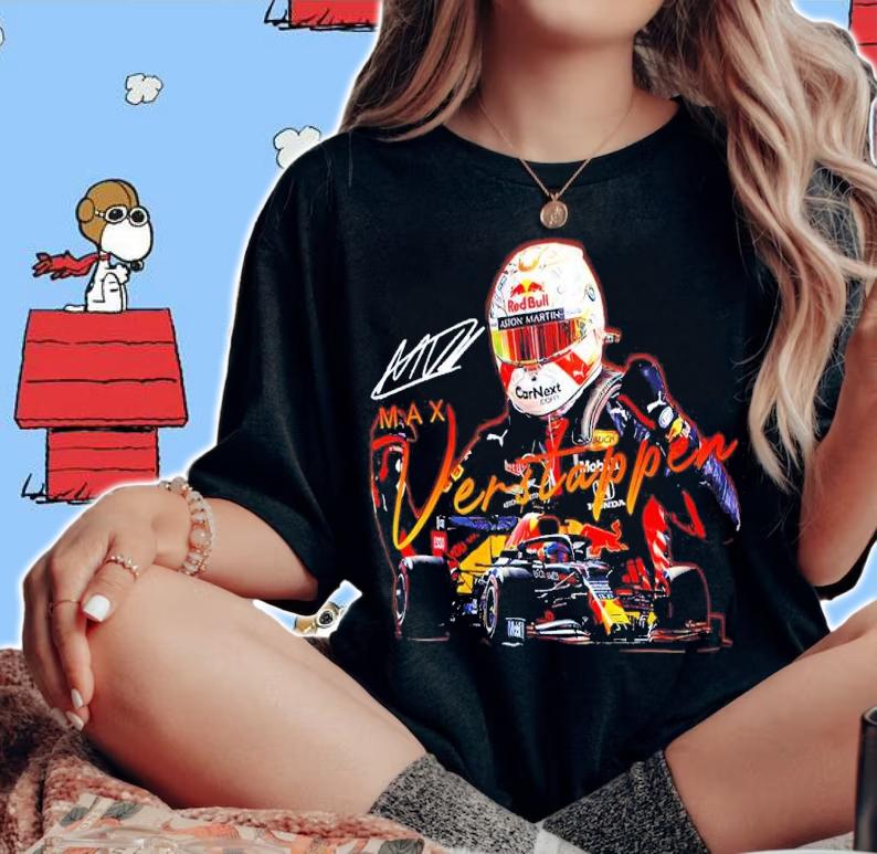 Max Verstappen racing signature shirt woman shirt
