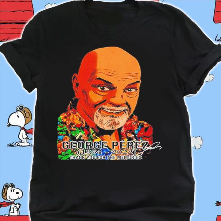 RIP George Prez 1954 2022 Thank you for the memories signature shirt shirt