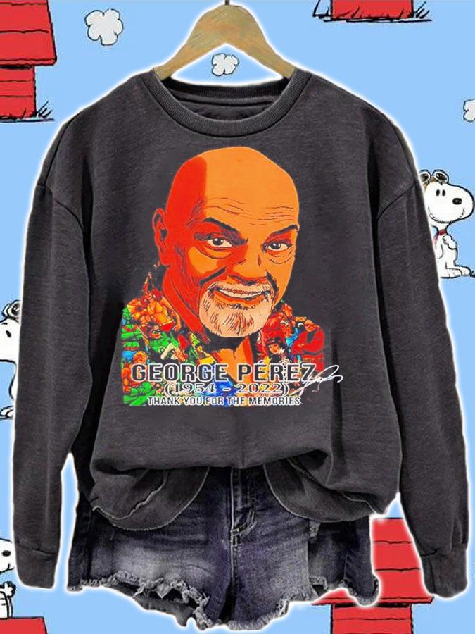 RIP George Prez 1954 2022 Thank you for the memories signature shirt sweatshirt
