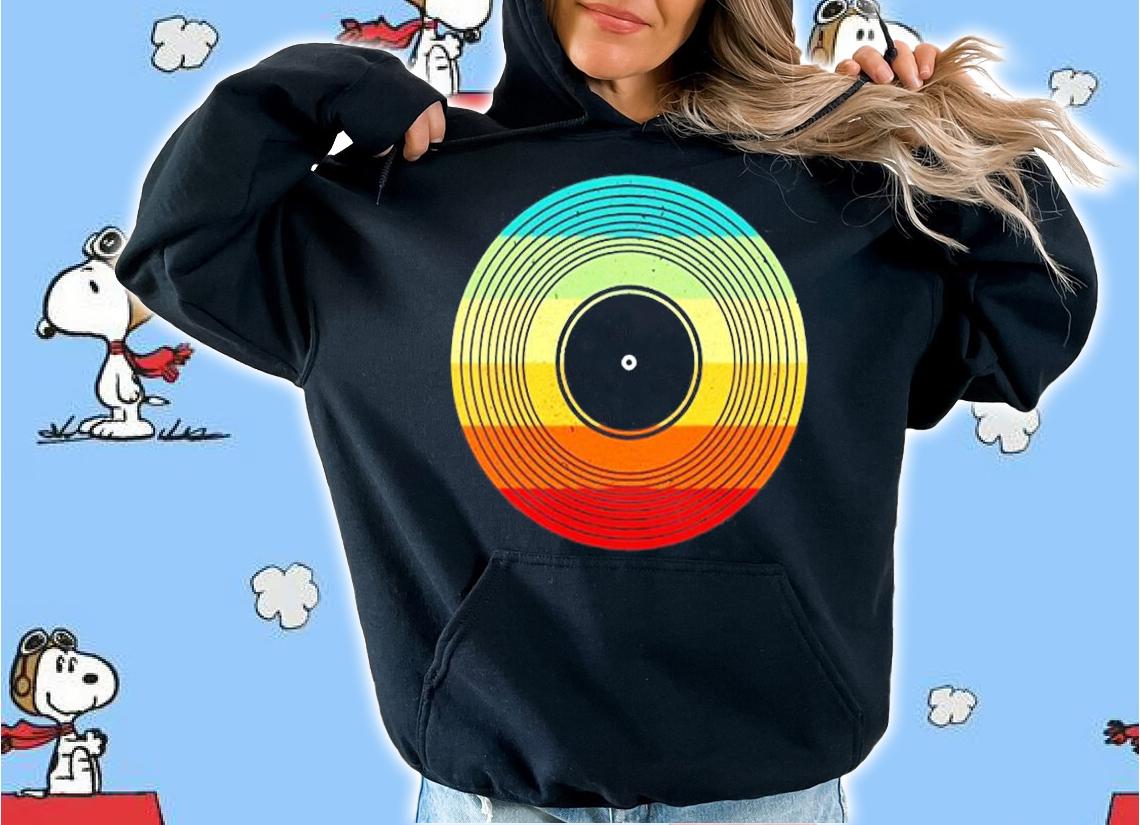 Vinyl Record Album Classic Music Player Lover Audiophile T-Shirt hoodie