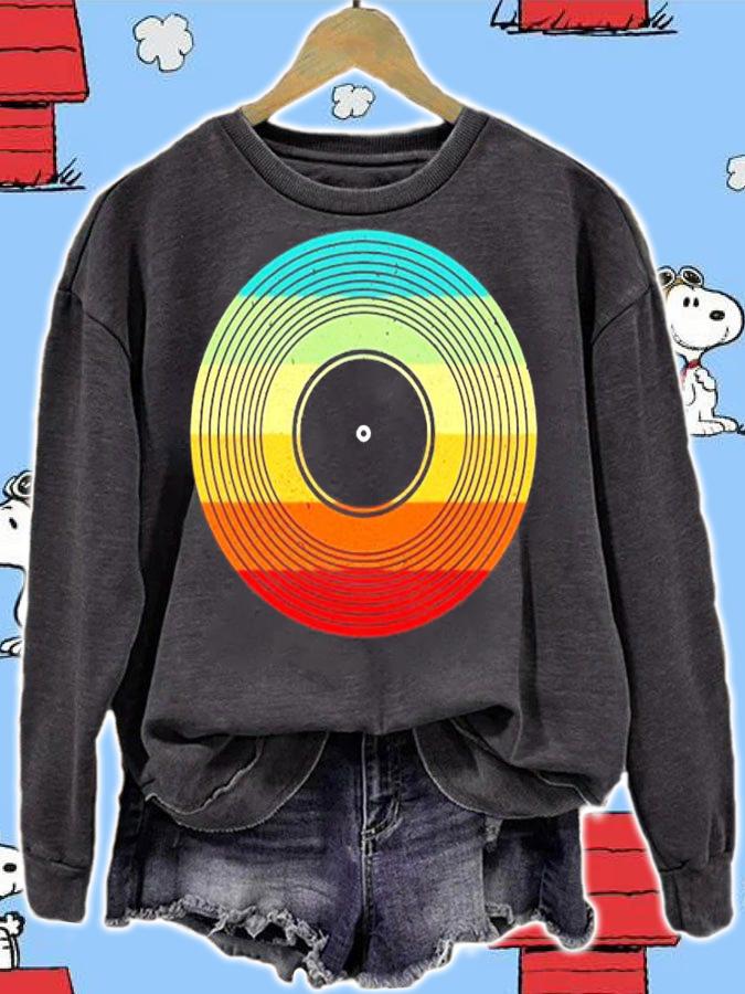 Vinyl Record Album Classic Music Player Lover Audiophile T-Shirt sweatshirt