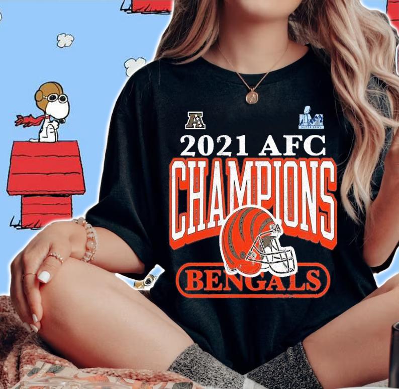 Cincinnati Bengals 2021 AFC Champions Bengals Shirt