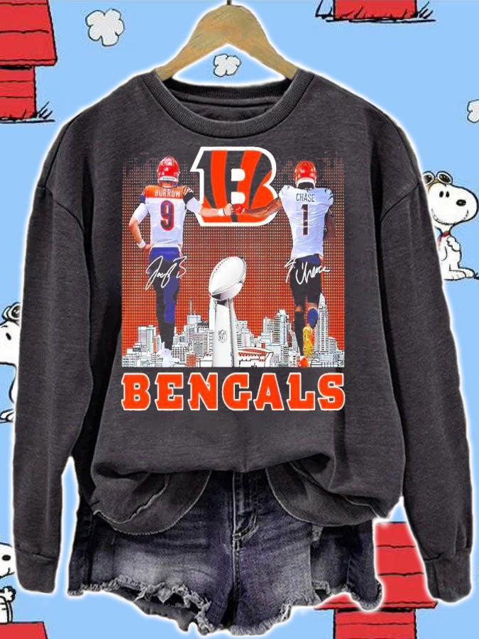 Cincinnati Bengals Joe Burrow And Ja'Marr Chase Signatures Shirt
