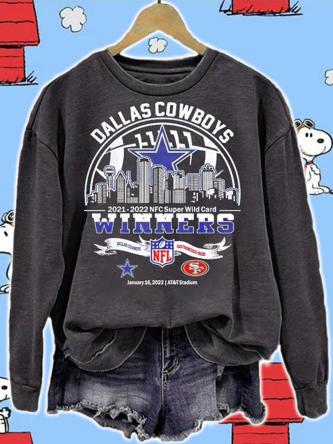 Dallas Cowboys 2021 2022 Nfc Super Wild Card Winners Dallas Cowboys Vs San Francisco 49ers T-Shirt sweatshirt