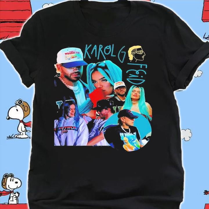 Feid X Karol Retro T-Shirt shirt