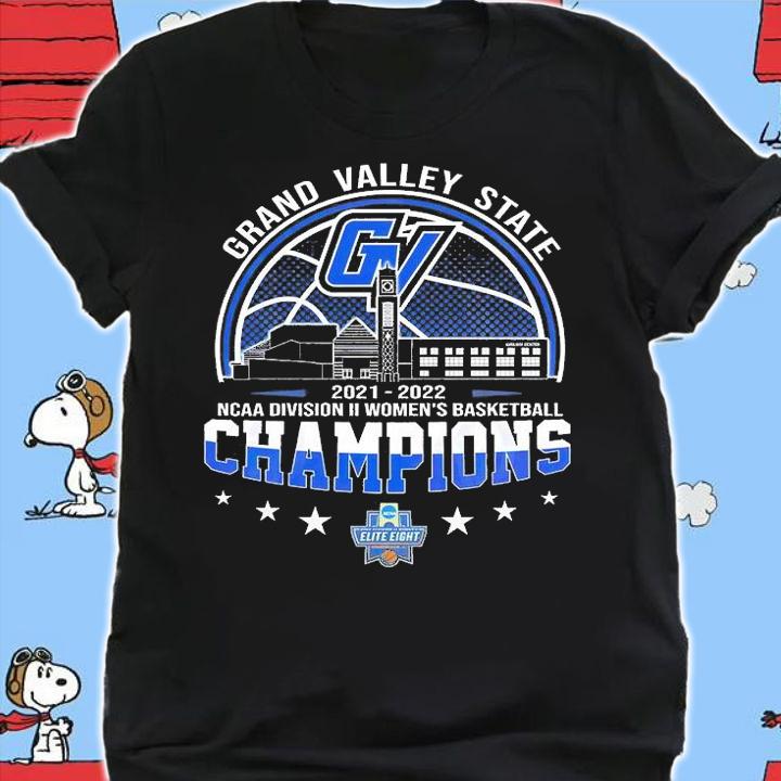 Grand Valley State 2022 NCAA Division II Women's Basketball Champions T-Shirt shirt