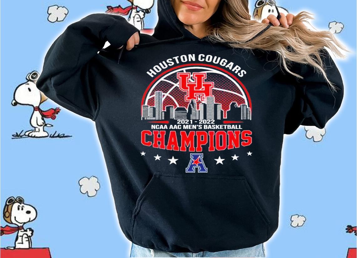 Houston Cougars 2021-2022 NCAA AAC Men's Basketball Champions Shirt hoodie