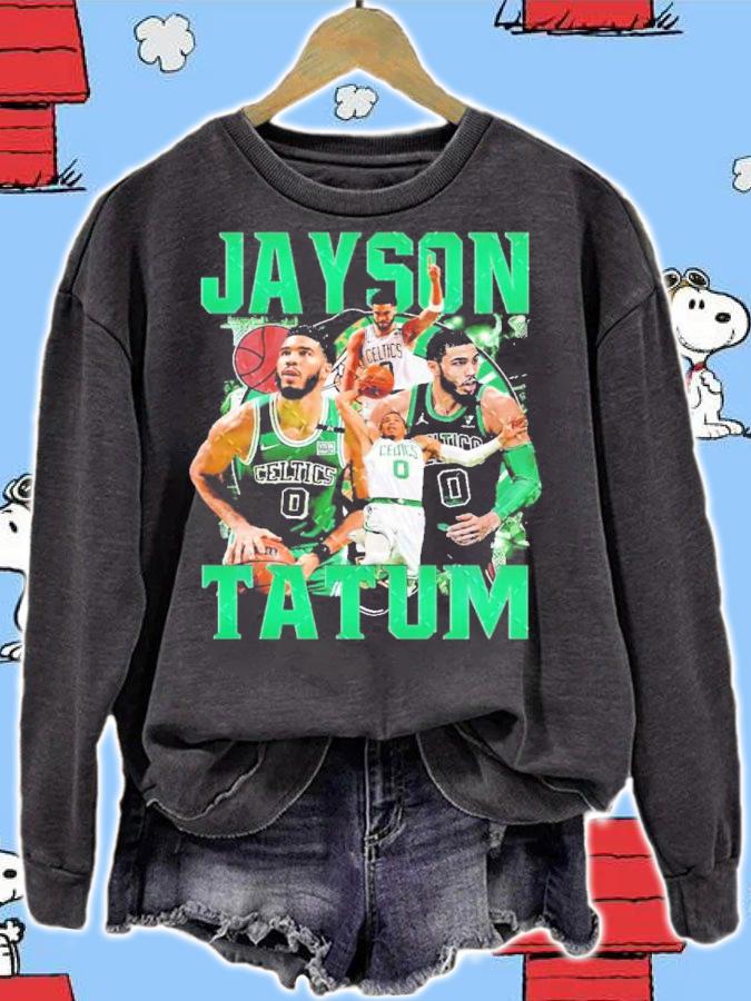 Jayson Tatum Boston Celtics Bootleg NBA Basketball Shirt sweatshirt