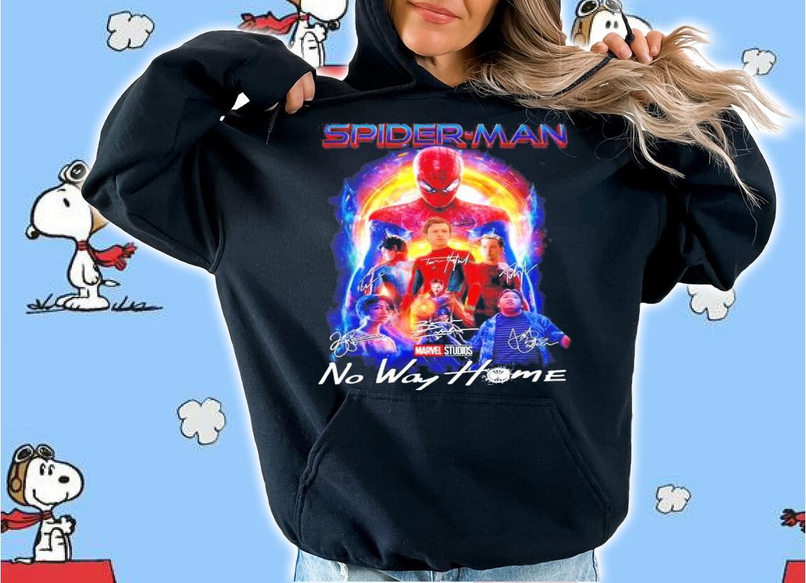 Marvel Spider-man No Way Home Signatures Shirt