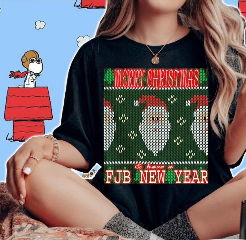 Merry Christmas & Have Fjb New Year Funny T-Shirt