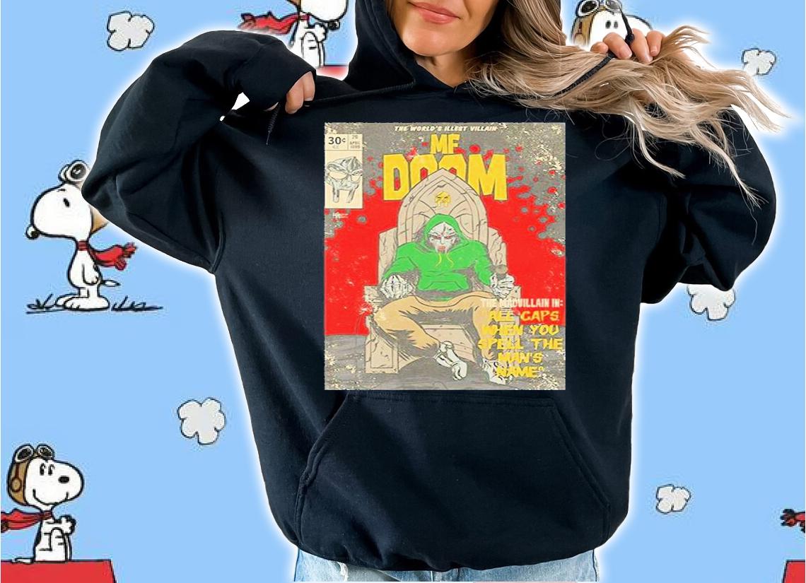 MF Doom All Caps MF Comic T-Shirt hoodie