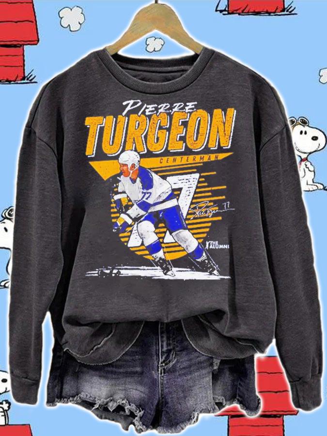 Pierre Turgeon St. Louis Hockey Signatures Shirt