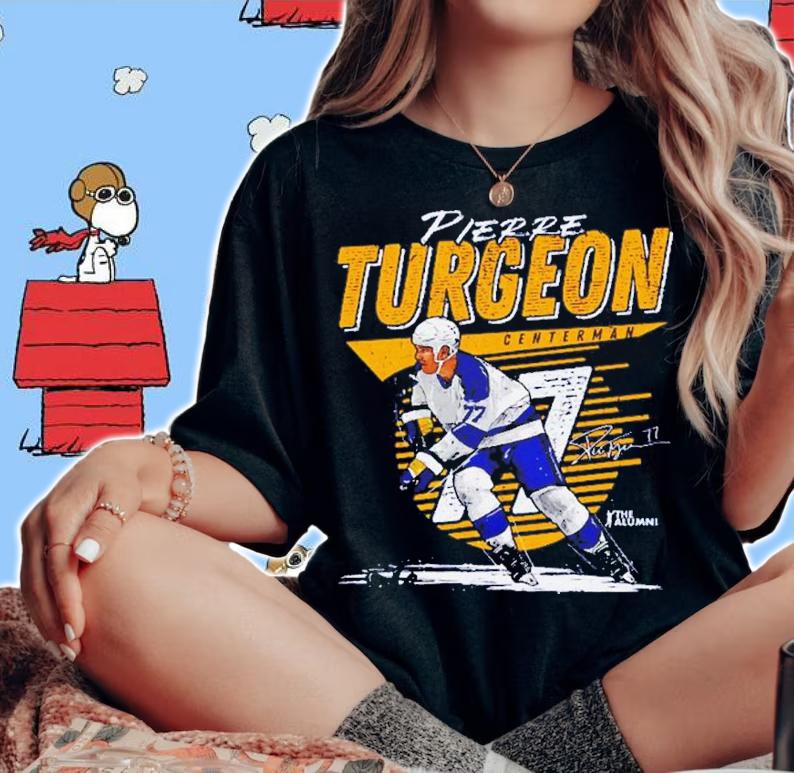 Pierre Turgeon St. Louis Hockey Signatures Shirt