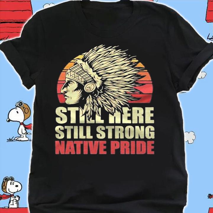 Retro Native Pride Indian Indigenous Native American Shirt