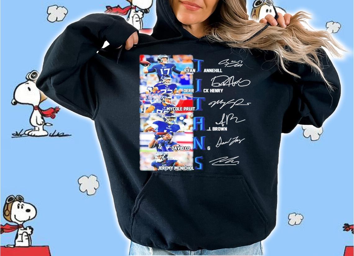 Tennessee Titans Football Team Signatures Shirt hoodie