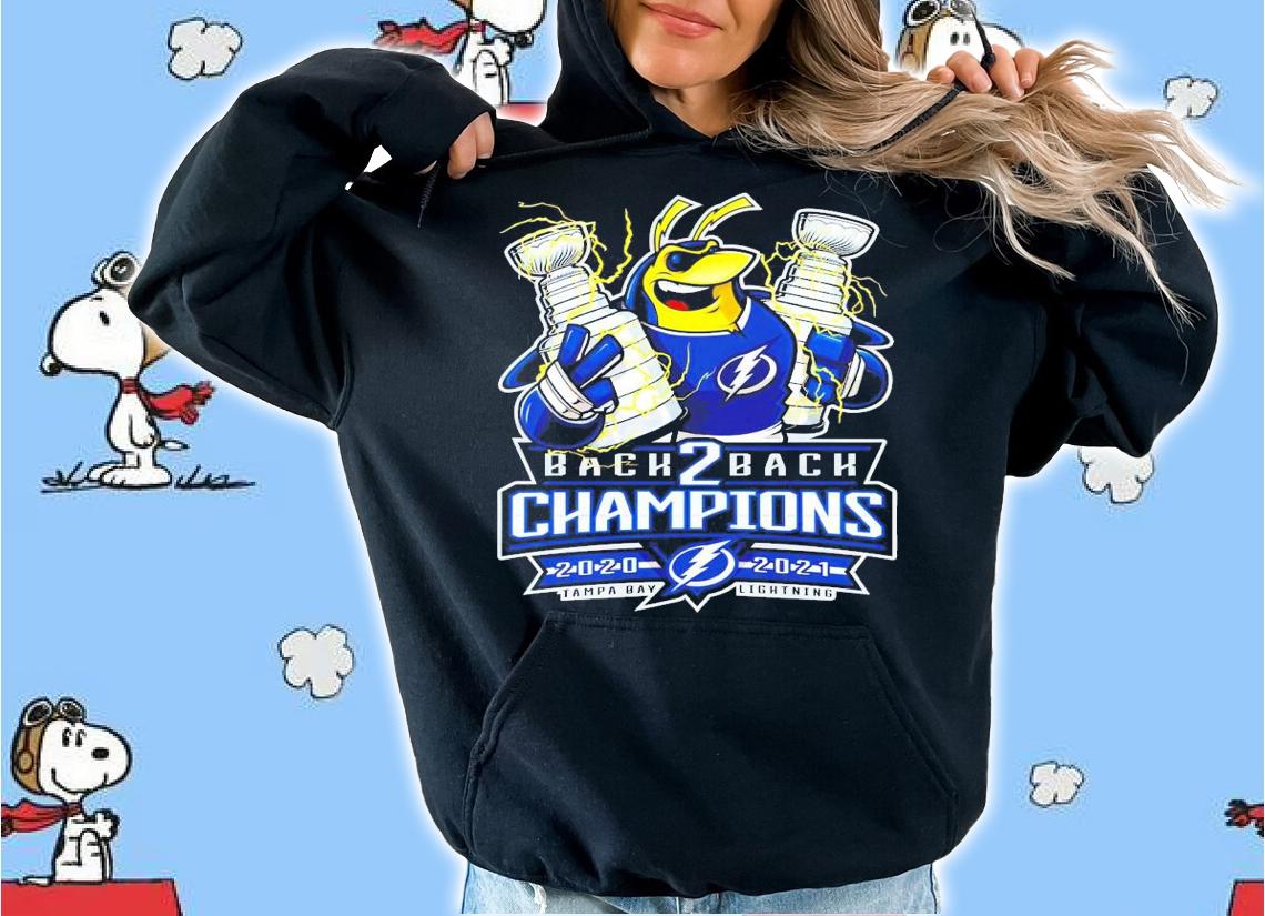 Back 2 back Champions 2020-2021 Tampa Bay Lightning shirt hoodie