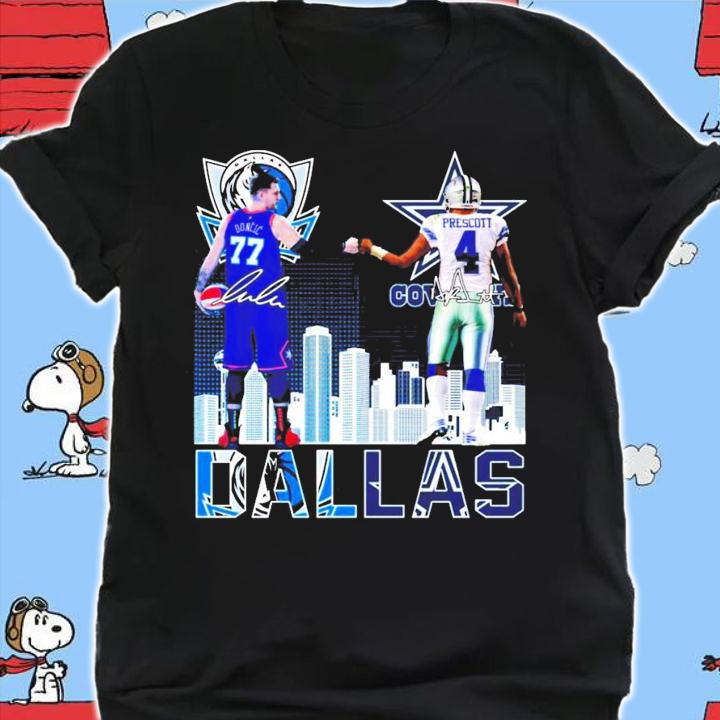 Dallas Doncic vs Prescott signature shirt shirt