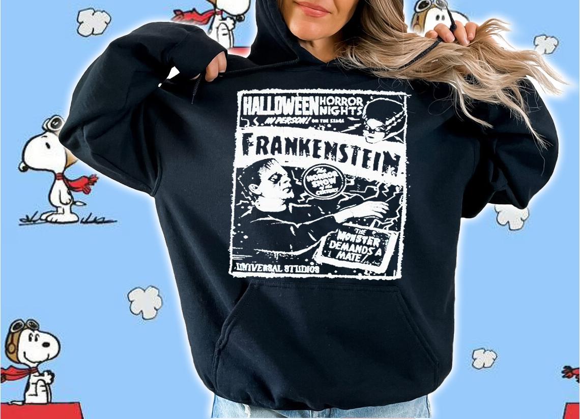 Halloween horror nights 2021 Frankenstein T-shirt hoodie