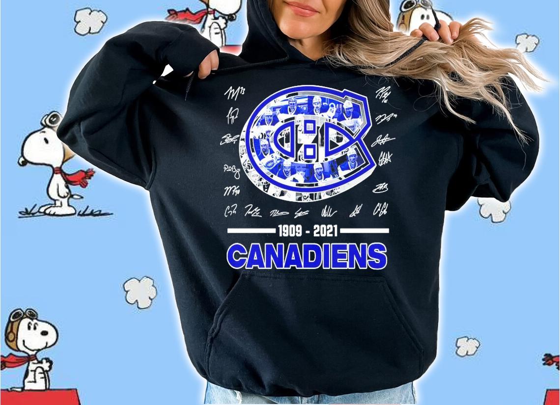 Montreal Canadiens 10902-2021 signatures t-shirt