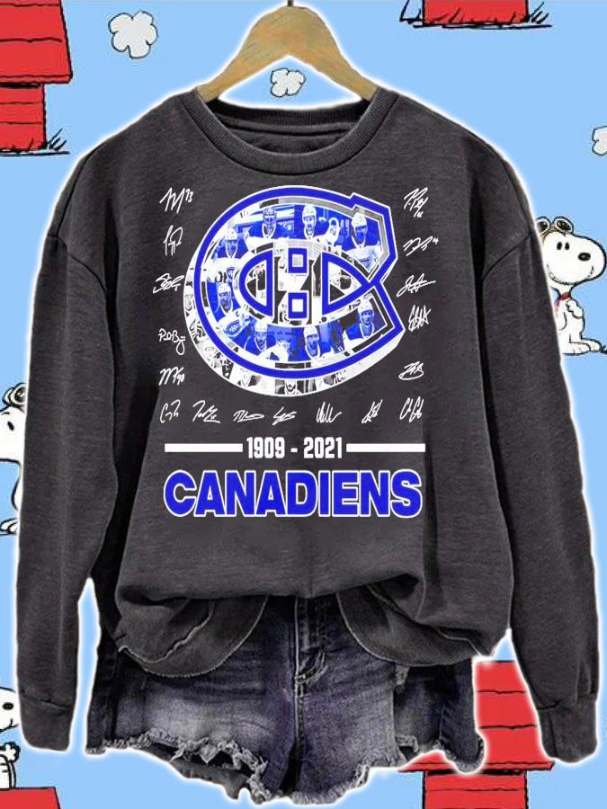 Montreal Canadiens 10902-2021 signatures t-shirt
