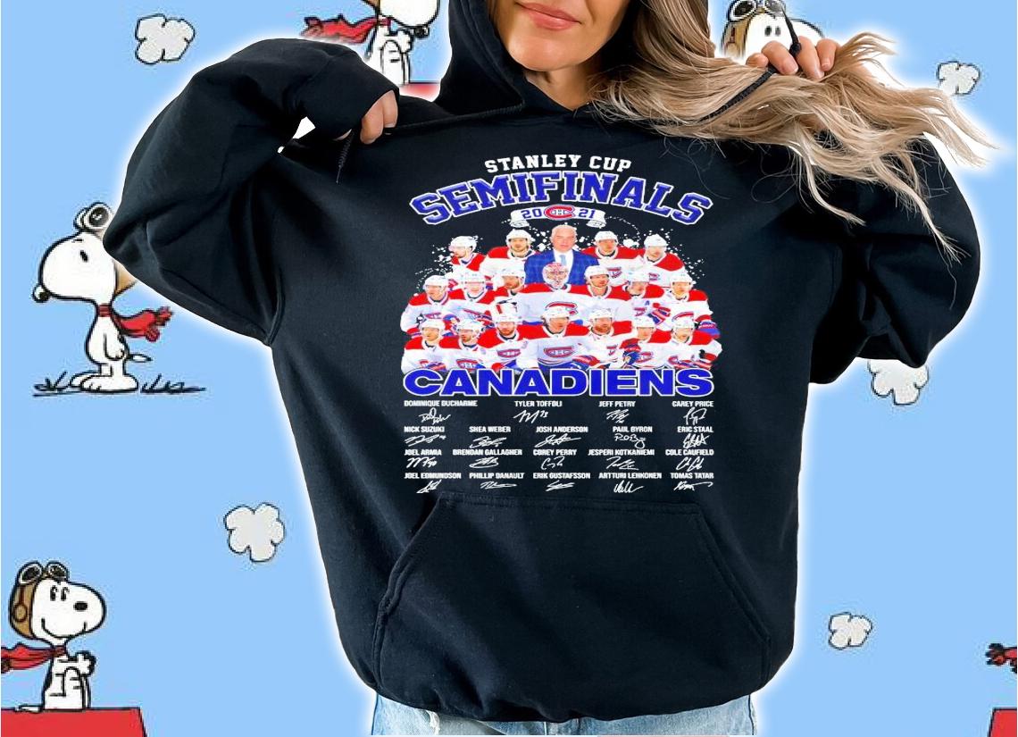 Stanley Cup Semifinals Canadiens signatures shirt hoodie