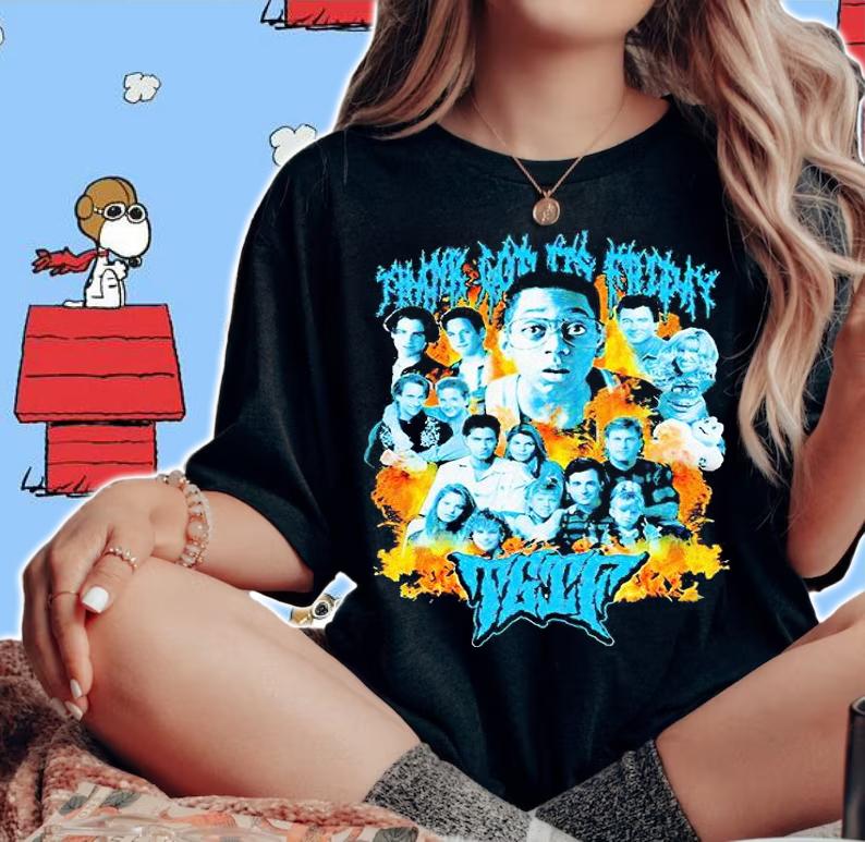 Thank God it's Friday TGIF poster T-shirt woman shirt
