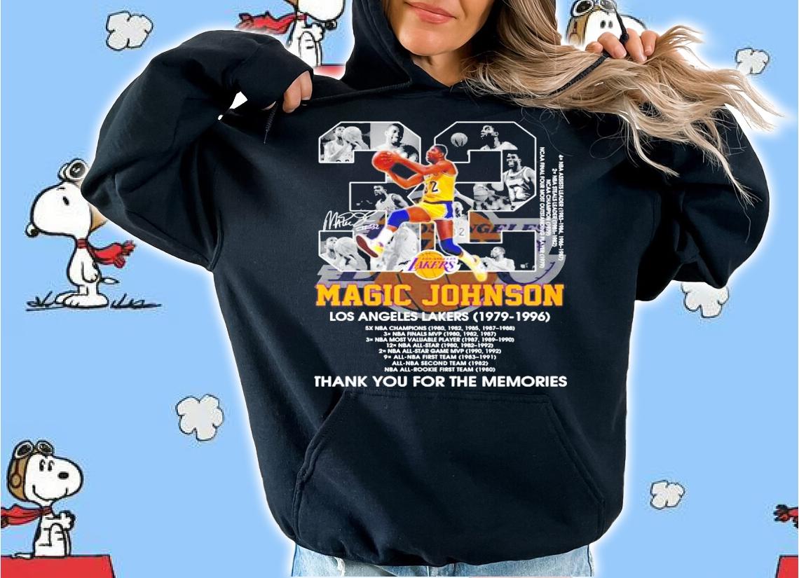 32 Magic Johnson Los Angeles Lakers 1979-1996 shirt