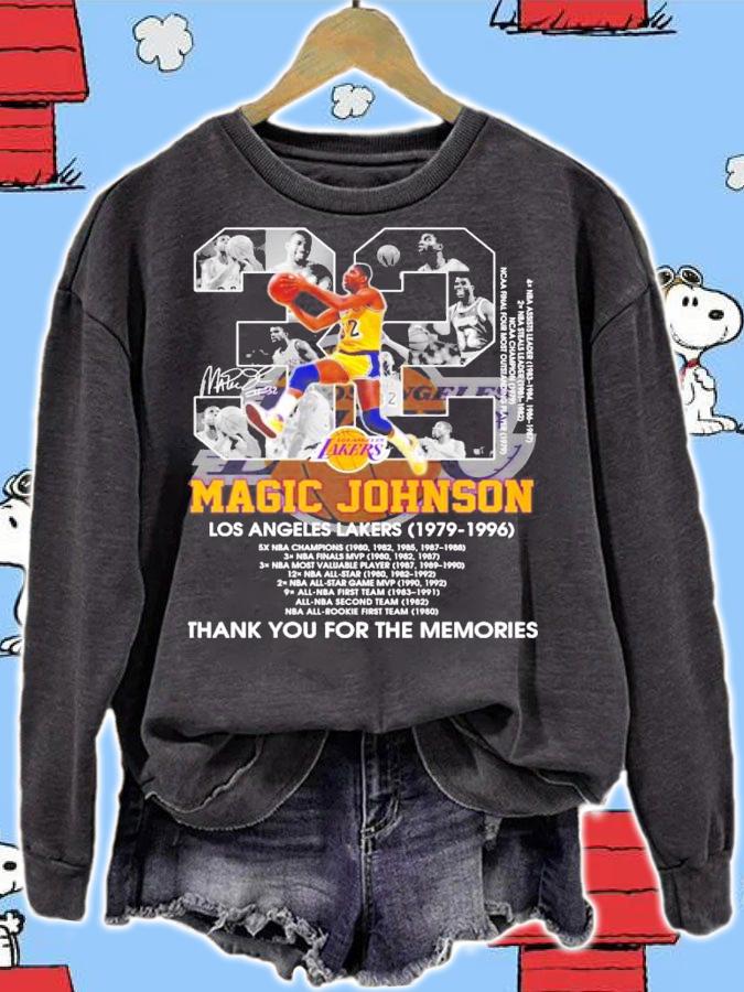32 Magic Johnson Los Angeles Lakers 1979-1996 shirt