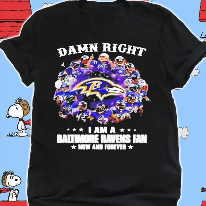 I am a Baltimore Ravens fan now and forever shirt shirt