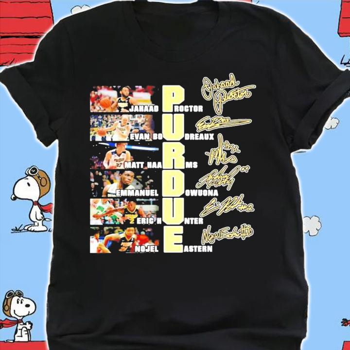 Purdue Boilermakers football players signature shirt shirt