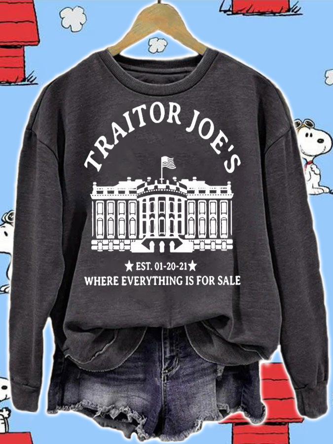 Traitor Joe's EST 01 20 21 Where Everything Is For Sale T-Shirt t-shirt sweatshirt