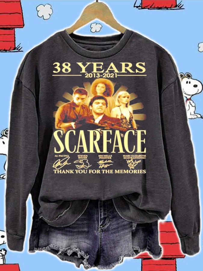 38 years 2013-2021 Scarface signature thank you for the memories shirt