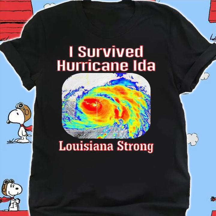 I survived hurricane Ida Louisiana strong T-shirt shirt
