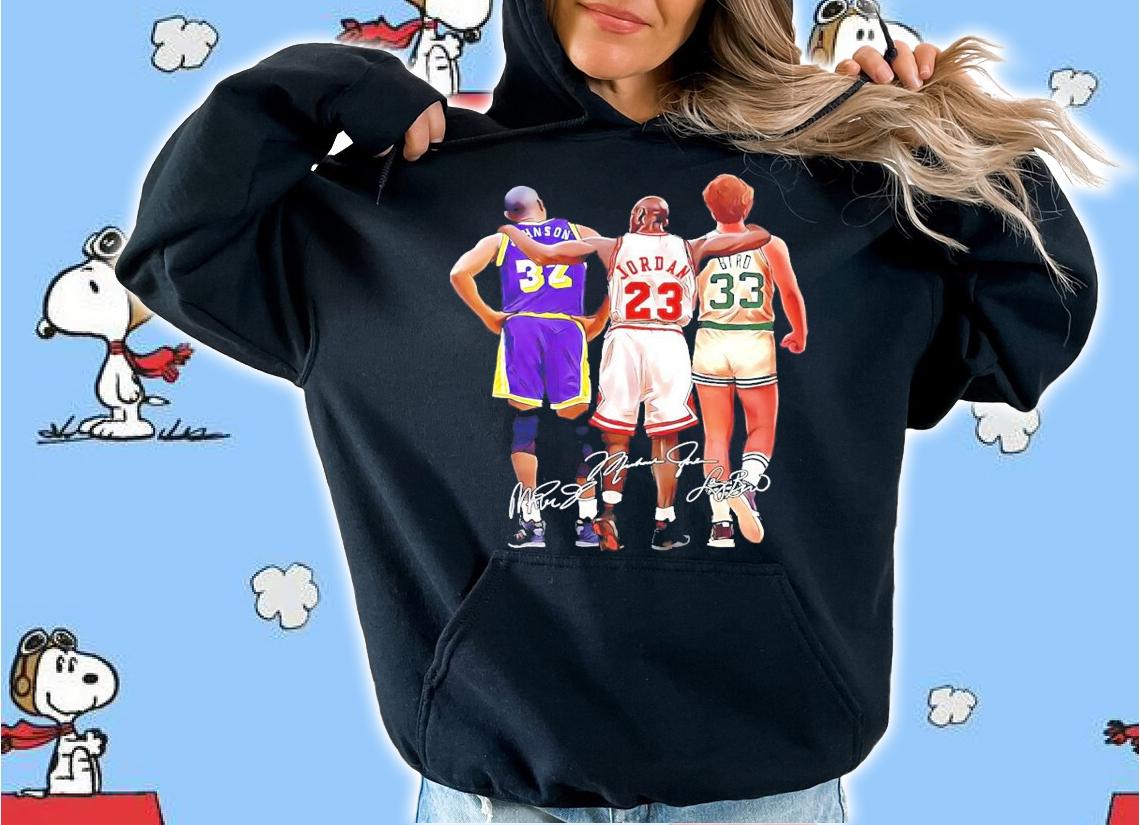 Johnson Jordan and Bird signature shirt hoodie