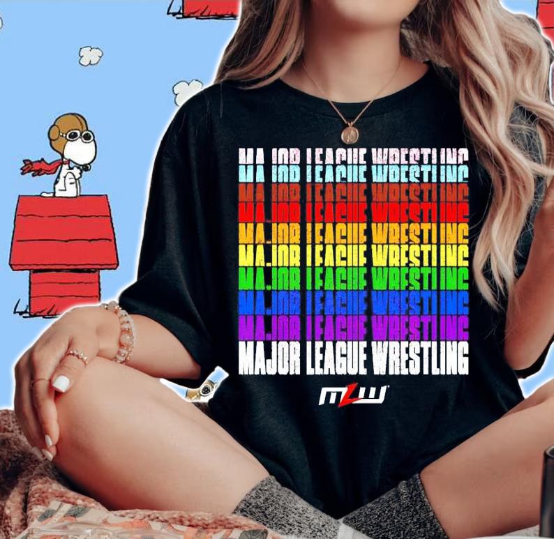 Major League Wrestling shirt woman shirt