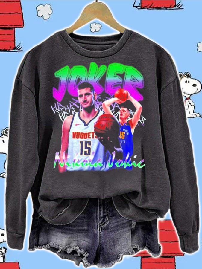 Nikola Jokic basketball shirt sweatshirt