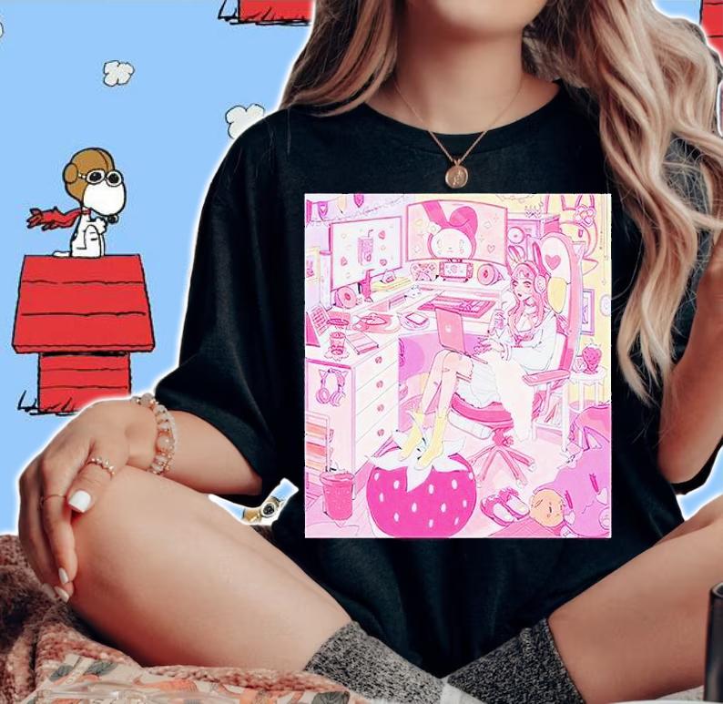 Strawberry and lavender for the win T-shirt woman shirt