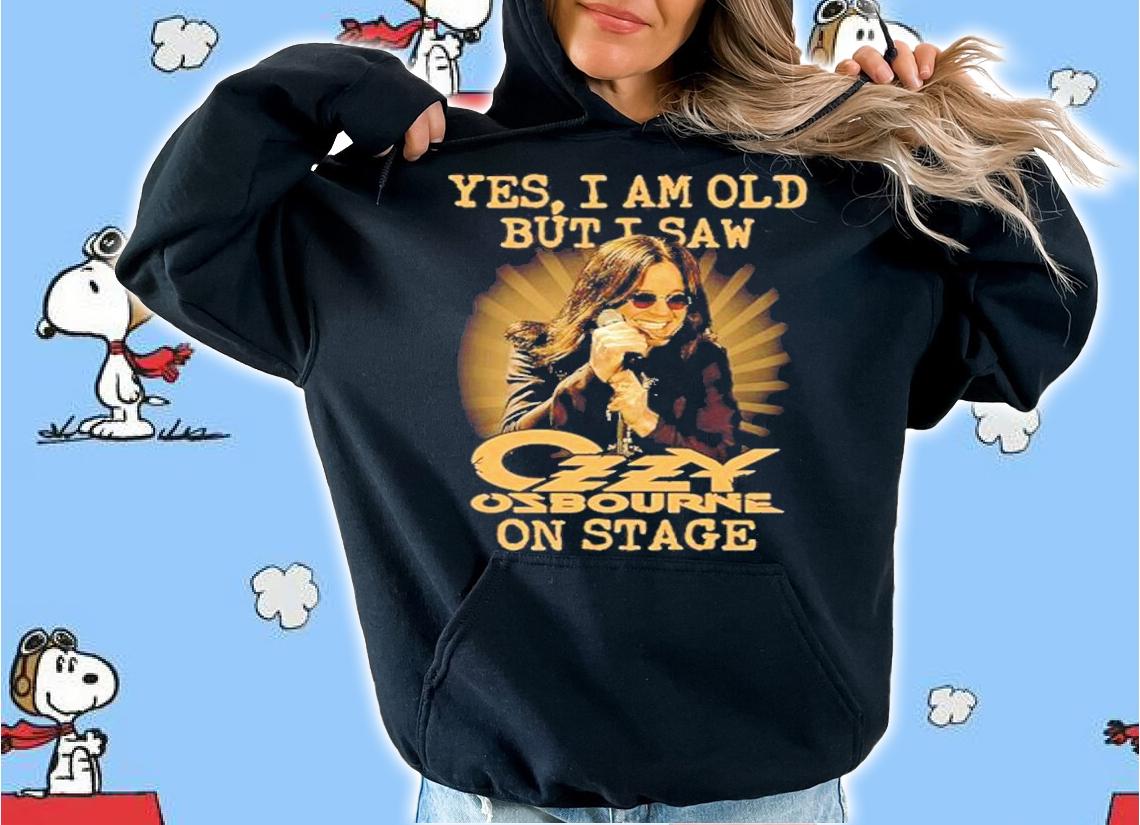 Yes I am old but I saw Ozzy Osbourne on stage shirt