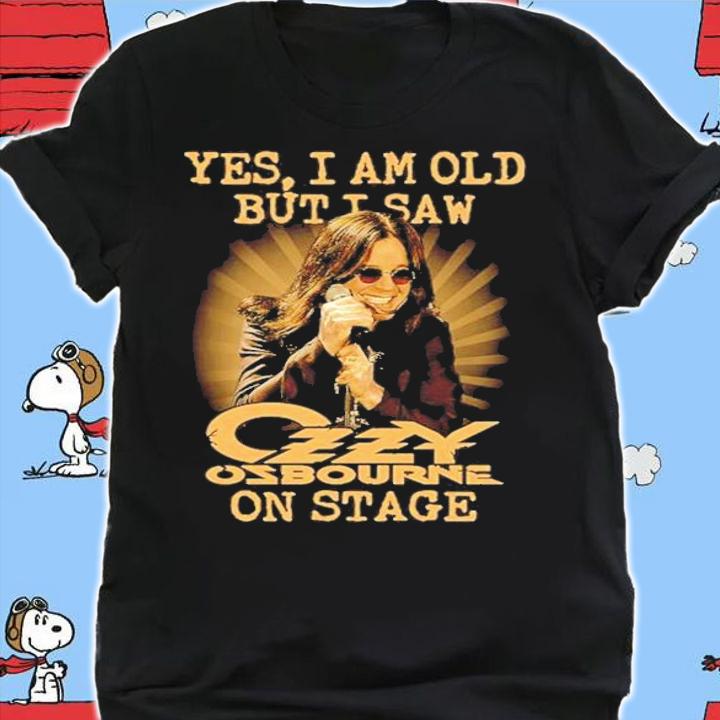 Yes I am old but I saw Ozzy Osbourne on stage shirt