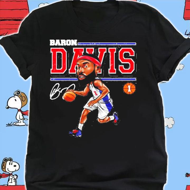 Baron Davis Los Angeles Throwbacks signature shirt shirt