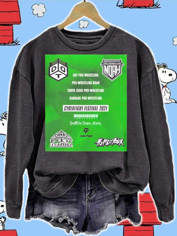 Dot pro-wrestling pro-wrestling noah Tokyo Joshi shirt sweatshirt