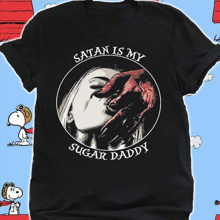 Funny satan Is My Sugar Daddy shirt shirt