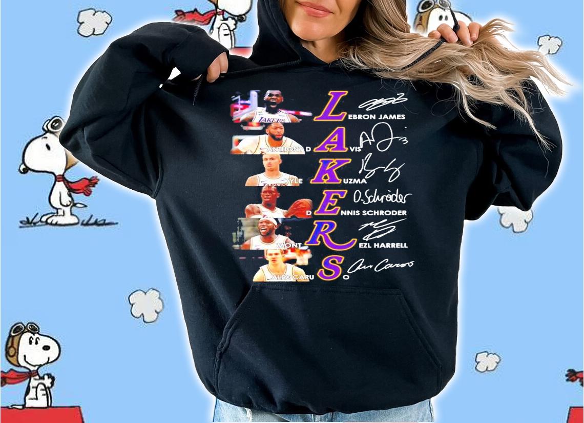 Lakers singnature football player shirt hoodie