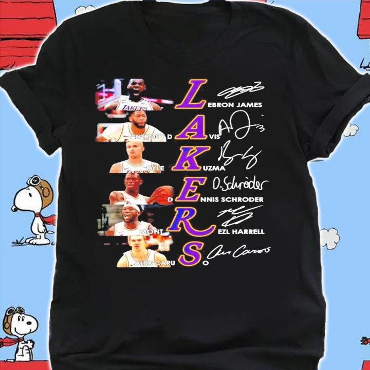 Lakers singnature football player shirt shirt