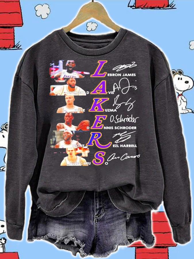 Lakers singnature football player shirt sweatshirt