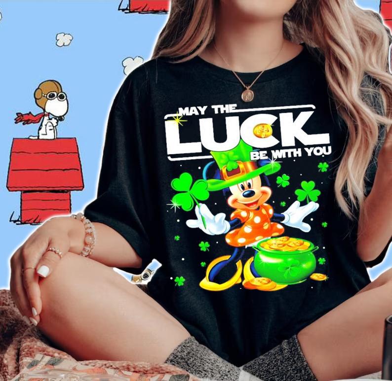 Minnie may the luck be with you St.Patrick's Day shirt